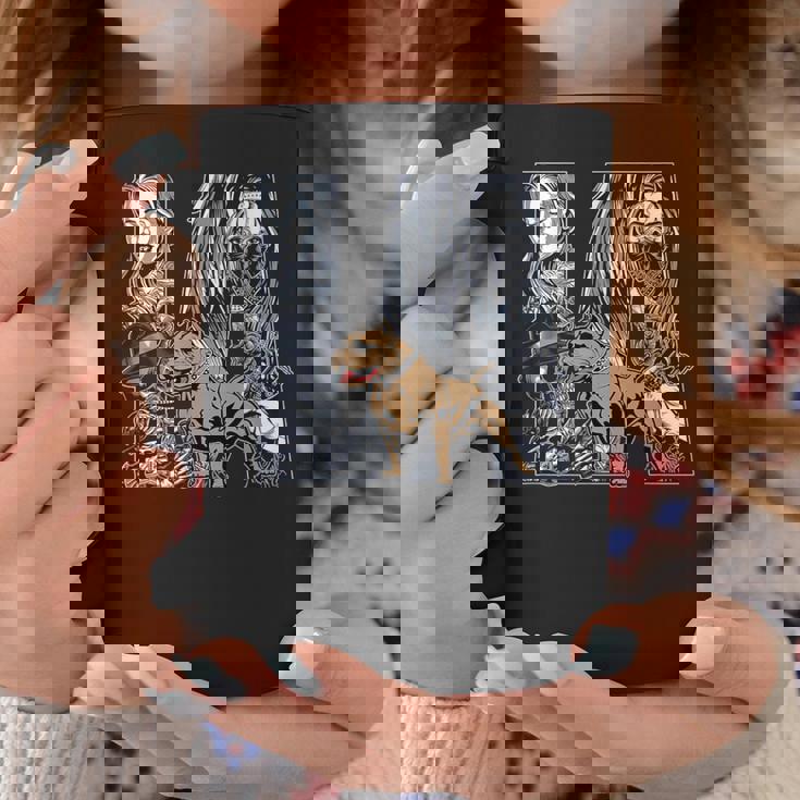 メンズ ローライダー スタイル、La ピットブル ドッグ。チカーノ・チョロ、ラティーノ コーヒーマグ 面白い贈り物