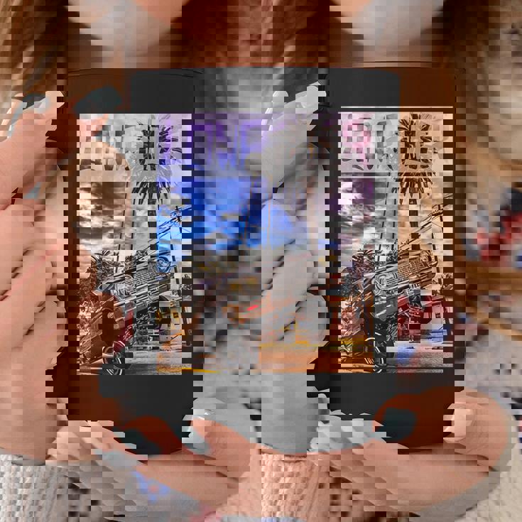 ローライダーサンセット コーヒーマグ 面白い贈り物