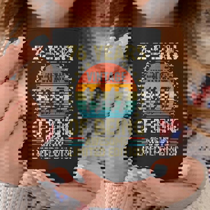 ヴィンテージ 1947 76 歳男性女性面白い誕生日アパレル コーヒーマグ 面白い贈り物