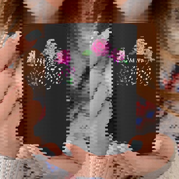 ヴィンテージ 1950 ピンクローズ 75歳 75歳 誕生日 母の日 コーヒーマグ 面白い贈り物