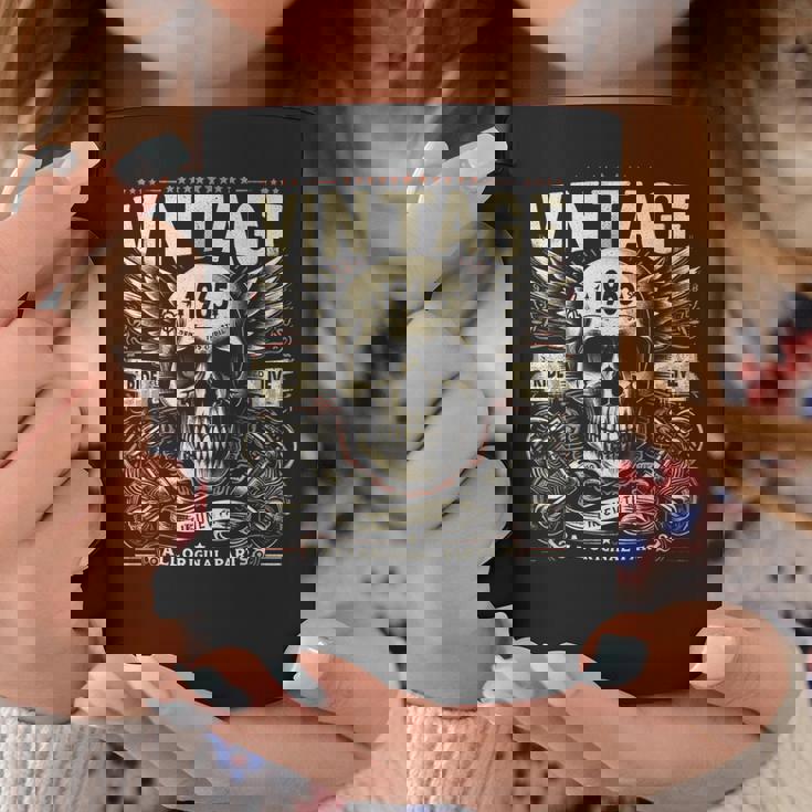 ヴィンテージ 1965 1965年誕生 誕生日 スカル バイカー バイク コーヒーマグ 面白い贈り物