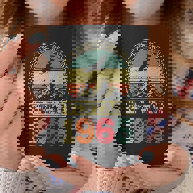 ヴィンテージ 1965 ギフト 男性 女性 長寿祝い 1965年生まれ 還暦祝い ユニークな誕生日プレゼント コーヒーマグ 面白い贈り物