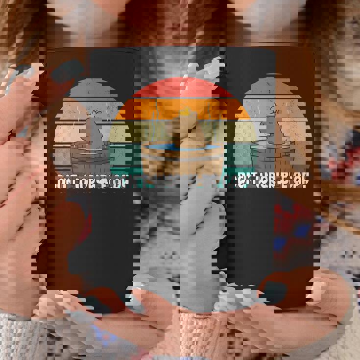 ヴィンテージ Don't Worry Be Capy Capybara コーヒーマグ 面白い贈り物