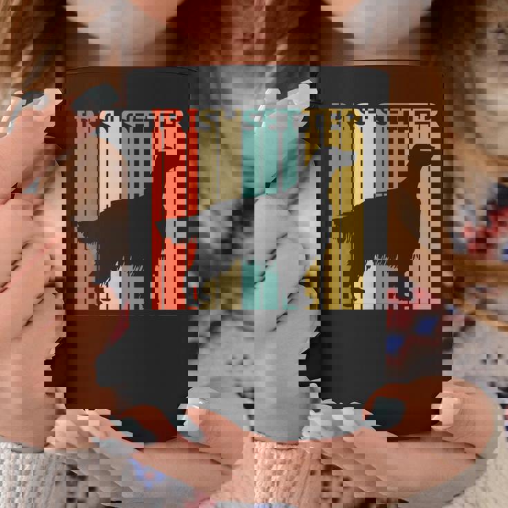 ヴィンテージ アイリッシュセッター 犬の飼い主と恋人 コーヒーマグ 面白い贈り物