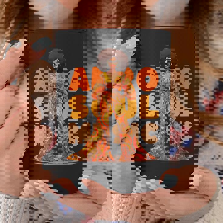 ヴィンテージ アフロ ソウル ミュージック グルービー ブラック クイーン メラニン コーヒーマグ 面白い贈り物