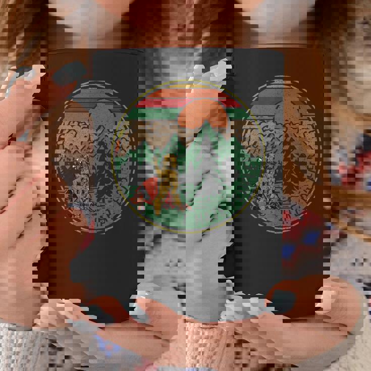 ヴィンテージ キャンプ I Hate People 面白いキャンプギフト コーヒーマグ 面白い贈り物