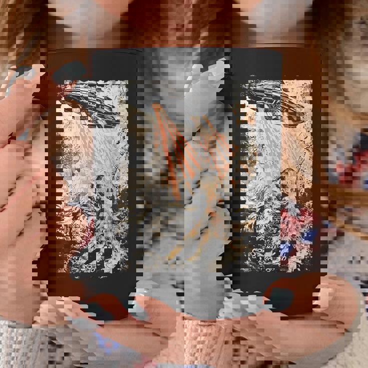 ヴィンテージ タコ Ufo Uap エイリアン タコ タコ コーヒーマグ 面白い贈り物