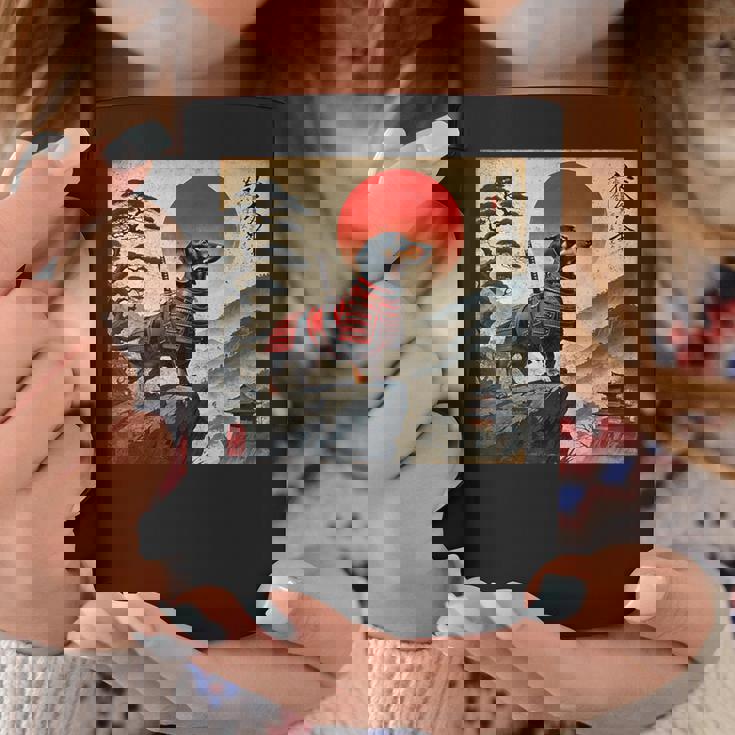 ヴィンテージ ダックスフンド サムライ ウナー 犬 日本の浮世絵 アート コーヒーマグ 面白い贈り物