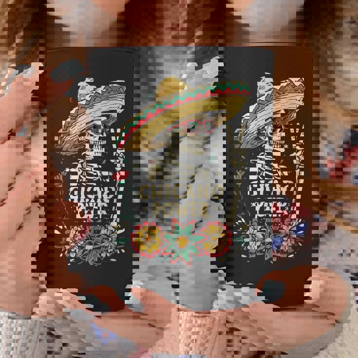 ヴィンテージ チカーノ Día De Los Muertos コーヒーマグ 面白い贈り物