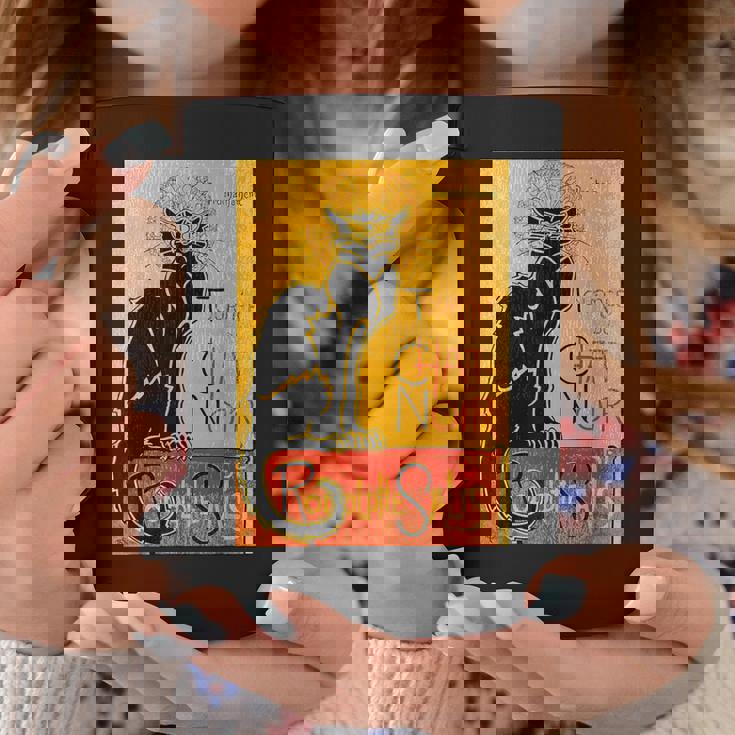 ヴィンテージ トゥール デュ シャ ノワール クロネコ ハロウィン用 コーヒーマグ 面白い贈り物