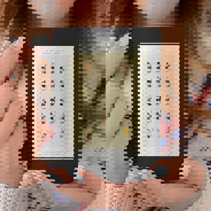 ヴィンテージ トラウトフィッシング フライ メアリーオービス フィッシャーマンアート コーヒーマグ 面白い贈り物