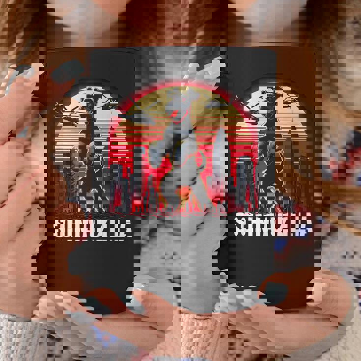 ヴィンテージ ミニ シュナウザー シュナウジラ アンティーク調 動物愛好家 コーヒーマグ 面白い贈り物