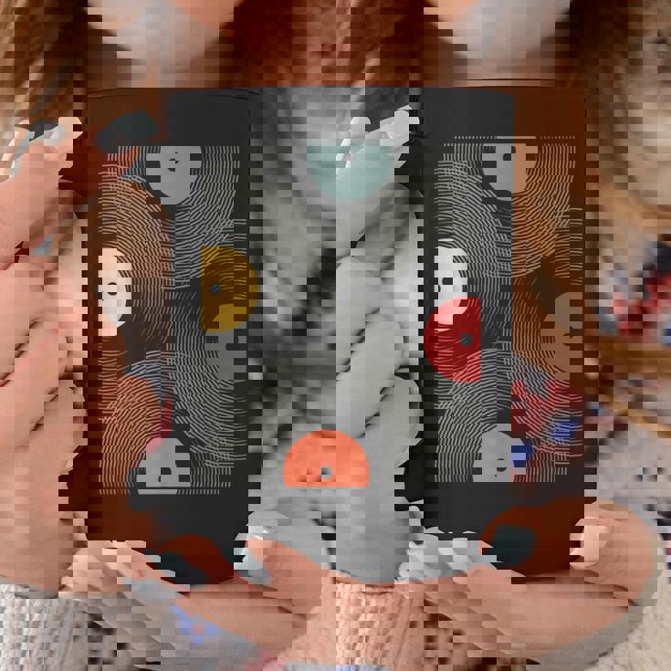 ヴィンテージ レトロレコード レコード モダンアート コーヒーマグ 面白い贈り物
