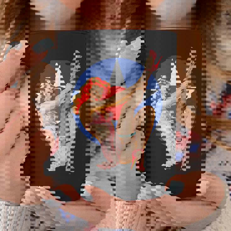 ヴィンテージ 愛国心ピンナップガール コーヒーマグ 面白い贈り物