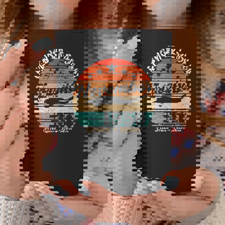 ヴィンテージ66歳の誕生日レジェンドは1958年11月に誕生しました。 コーヒーマグ 面白い贈り物