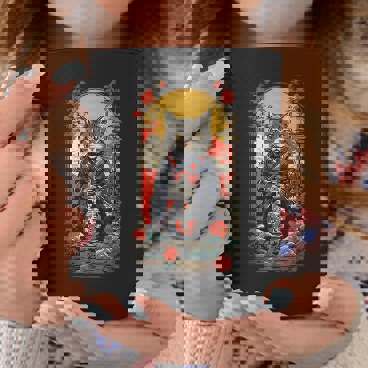 ヴィンテージジャパンの日本酒の猫ポスターデザイン。 コーヒーマグ 面白い贈り物