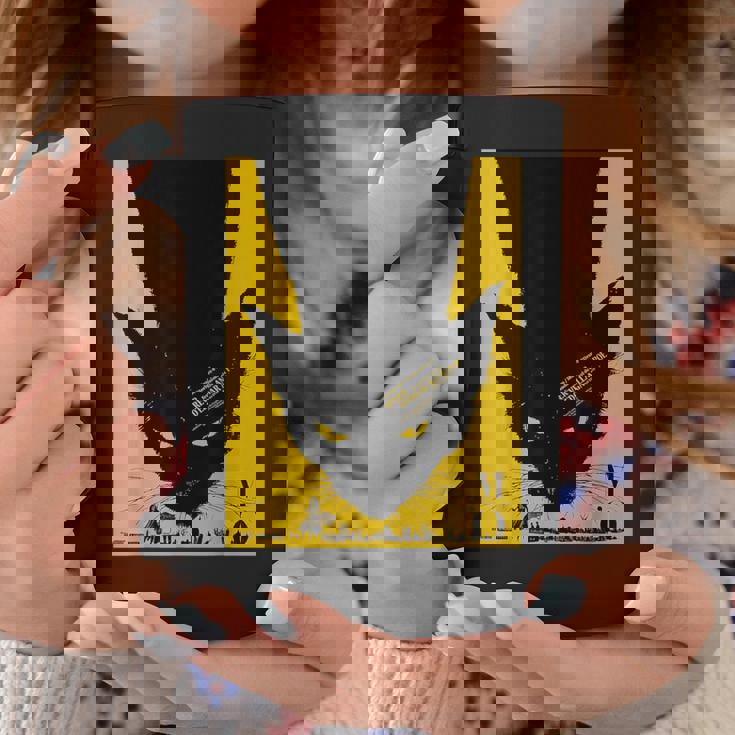 ヴィンテージポスター 黒猫レトロtシャツ コーヒーマグ 面白い贈り物