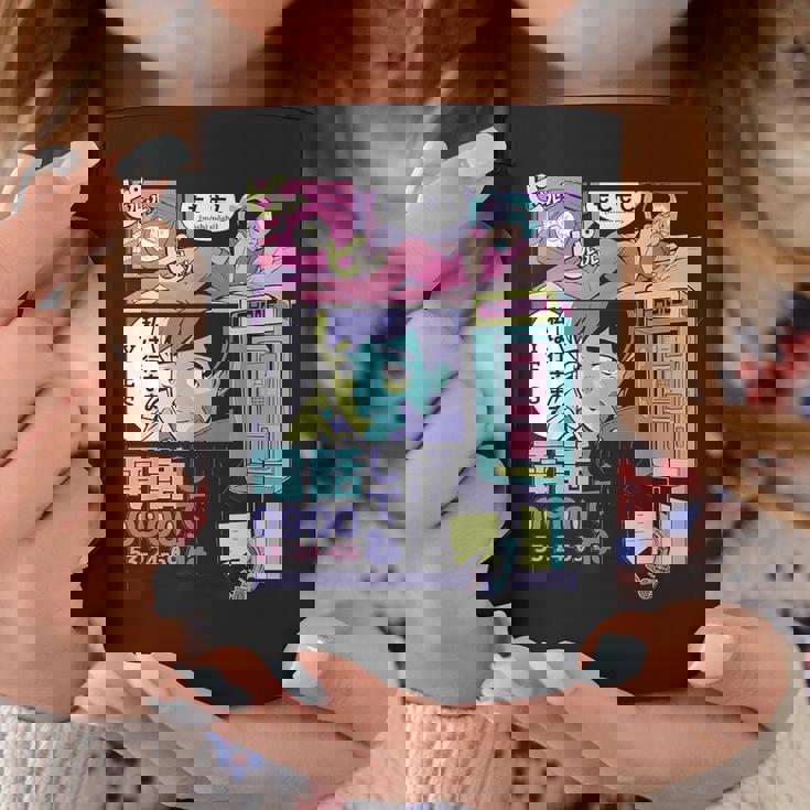 ヴィンテージ・アニメ・スタイル ミッドナイト・ジャパン・マンガ コーヒーマグ 面白い贈り物