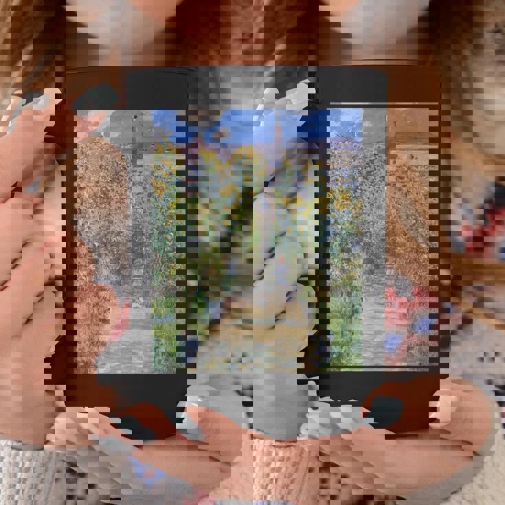 ヴェトゥイユの画家の庭／クロード・モネ（ビッグプリント）【世界の名画】Claude Monet 美術館アート 油絵 コーヒーマグ 面白い贈り物