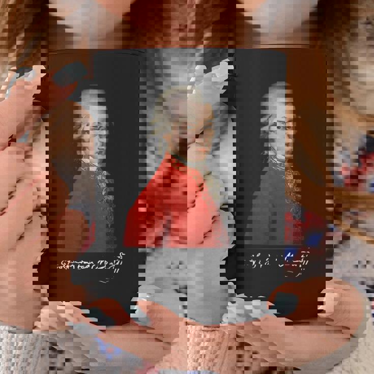 ヴォルフガング・アマデウス・モーツァルト 作曲家 シグネチャー クラシック音楽 コーヒーマグ 面白い贈り物