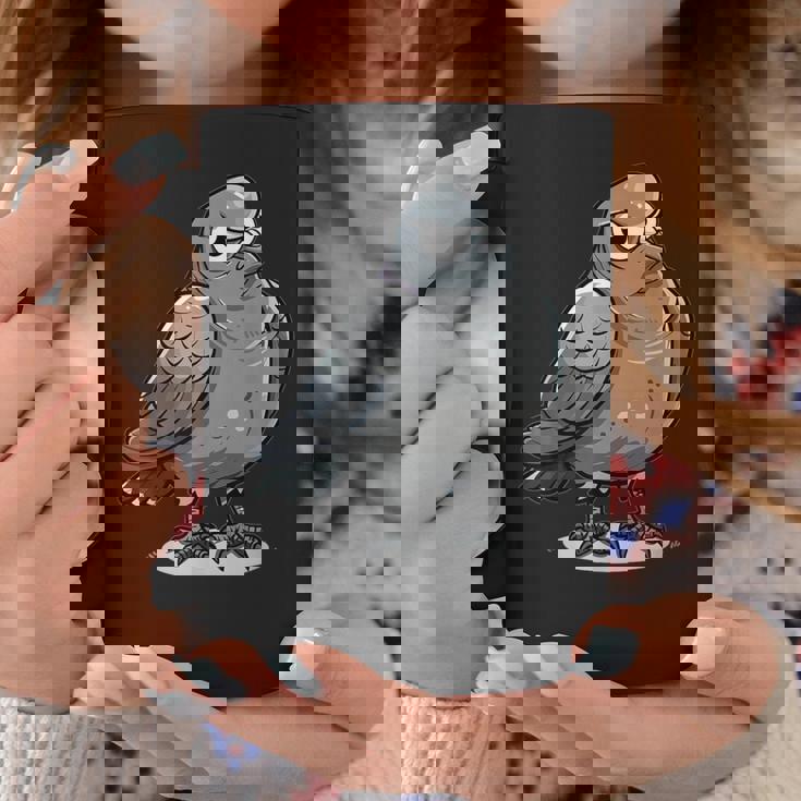 不機嫌そうなピジョン I カートゥーンピジョン コーヒーマグ 面白い贈り物