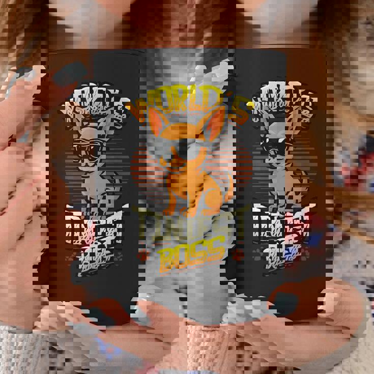 世界で最も小さなボス面白いチワワ コーヒーマグ 面白い贈り物