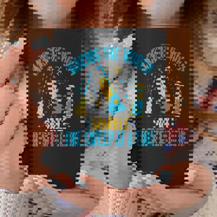 世界を一気に輝かせる 掃除に コーヒーマグ 面白い贈り物