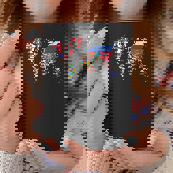 世界地図 国旗 アトラス コーヒーマグ 面白い贈り物