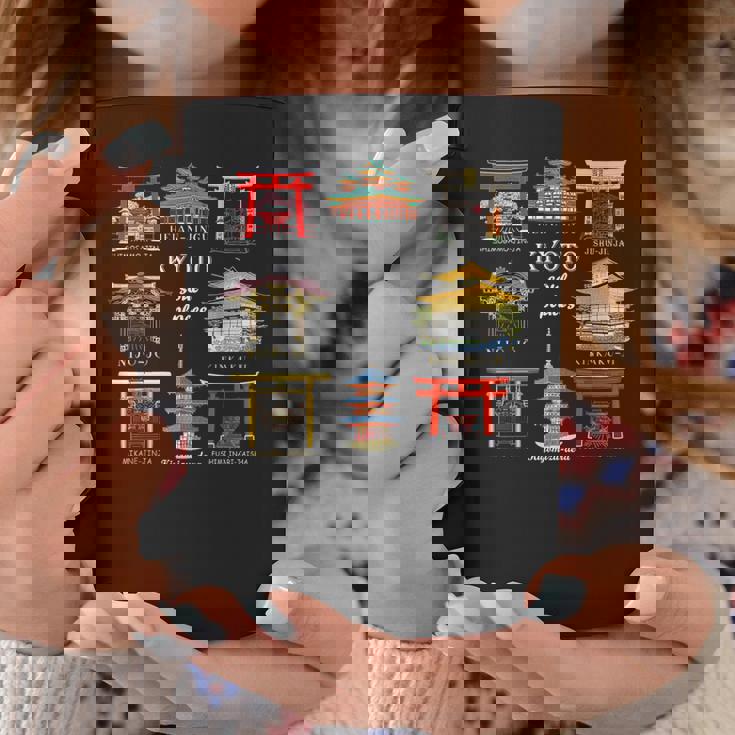 京都・伏見稲荷大社・平安神宮・下鴨神社・地主神社・御金神社・金閣寺・清水寺・二条城 コーヒーマグ 面白い贈り物