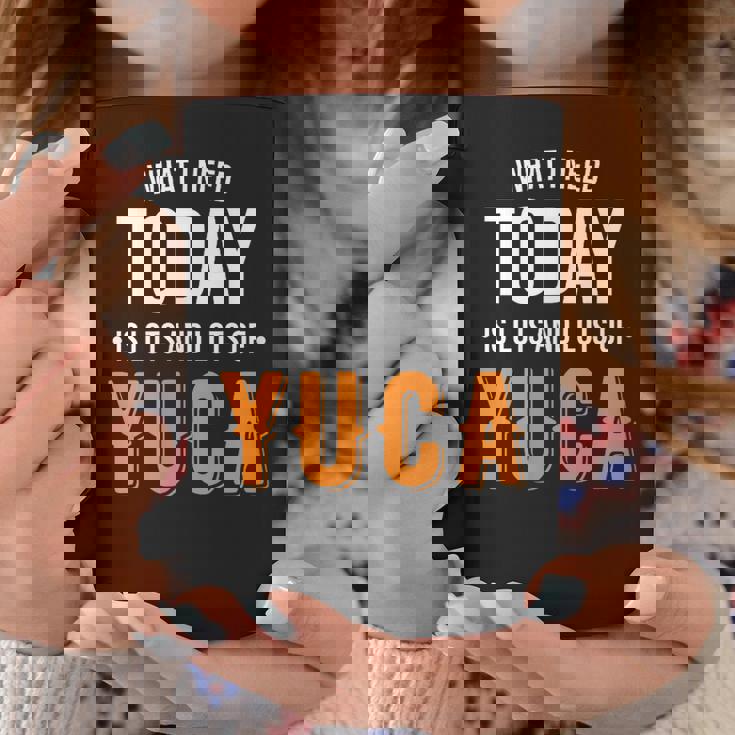 今日はたくさんのユカが必要だ-面白いユカ コーヒーマグ 面白い贈り物