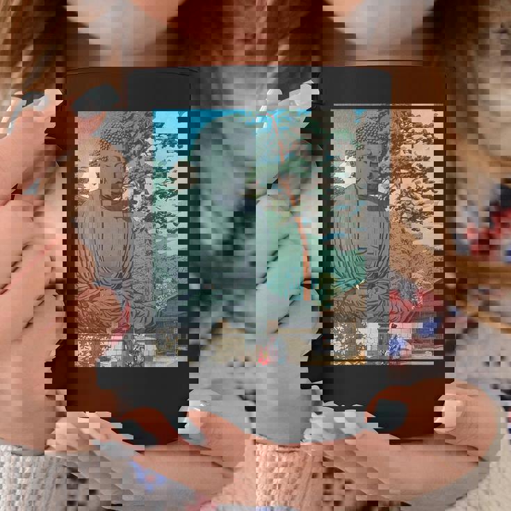 仏 大仏像 仏教 禅 瞑想 コーヒーマグ 面白い贈り物