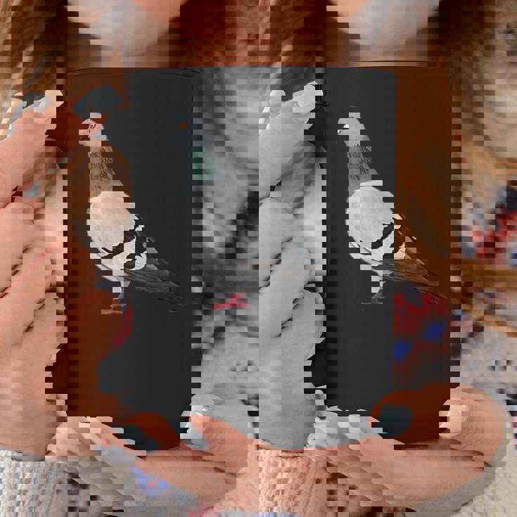 伝書鳩 鳥 動物 図 バードウォッチング 贈り物 鳥類学者 コーヒーマグ 面白い贈り物