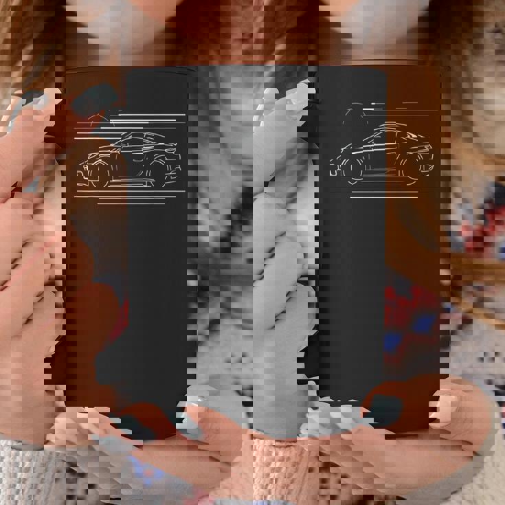 伝説のスポーツカーtシャツ アイコニックな911シルエットデザイン コーヒーマグ 面白い贈り物