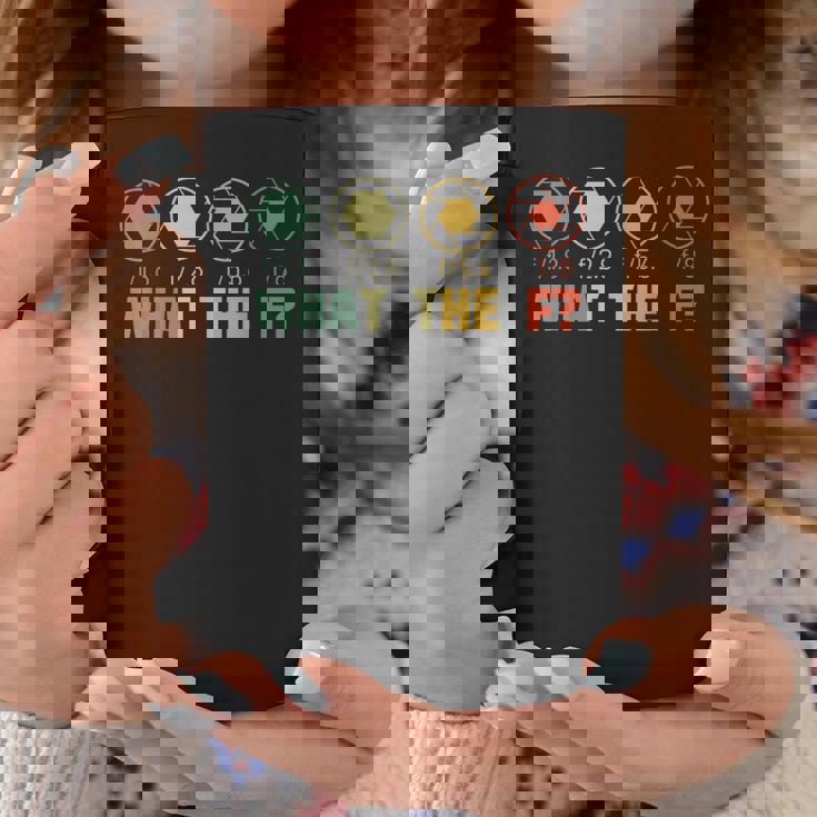 何のf？写真面白い写真家のカメラの絞り コーヒーマグ 面白い贈り物