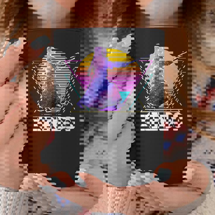 剣道 日本武道 レトロ ヴィンテージ ヴェイパーウェーブ 90年代 コーヒーマグ 面白い贈り物