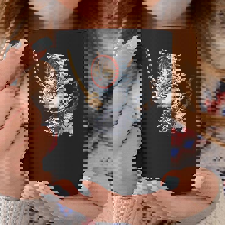 剣道ファイター 猫 面白 日本格闘技・猫好き コーヒーマグ 面白い贈り物