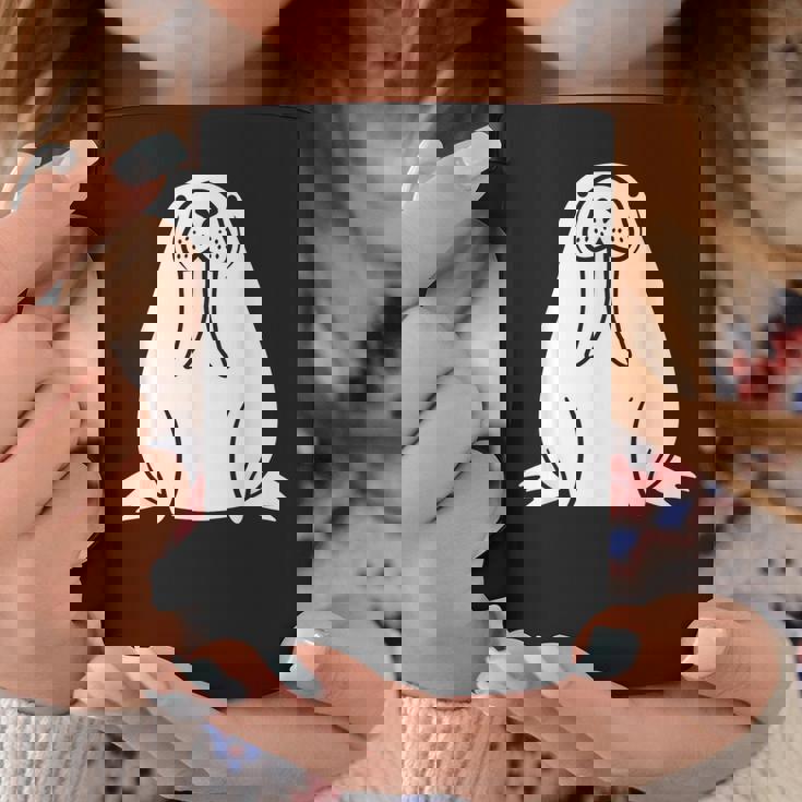 動物 かわいい ミニマリスト セイウチ シンプルなセイウチ コーヒーマグ 面白い贈り物