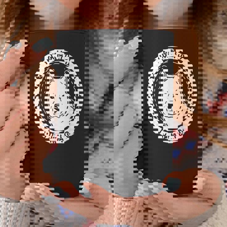 北海道犬のポートレート コーヒーマグ 面白い贈り物