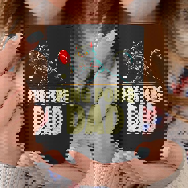 卓球 黒猫パパピンポン 黒猫ピンポン コーヒーマグ 面白い贈り物