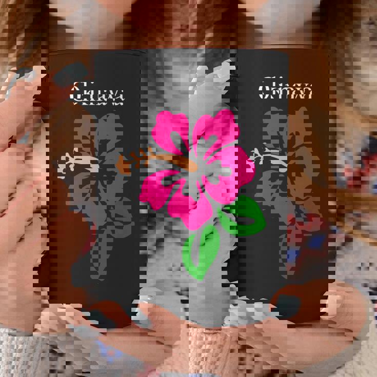 南国沖縄島パラダイス ハイビスカス アートイラスト コーヒーマグ 面白い贈り物