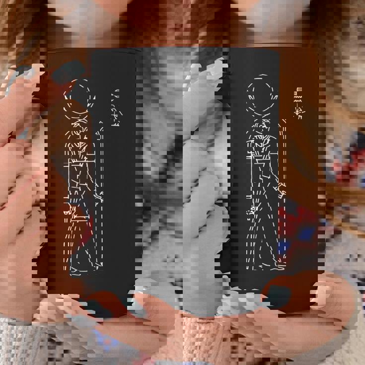 古代エジプトの神々 エジプトアート クラシック エブリデイ コーヒーマグ 面白い贈り物
