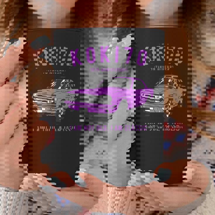 古希祝い 車好き 父親 男性 ギフト 父の日 クラシックカー 70歳 I'm Not Old I'm Classic コーヒーマグ 面白い贈り物