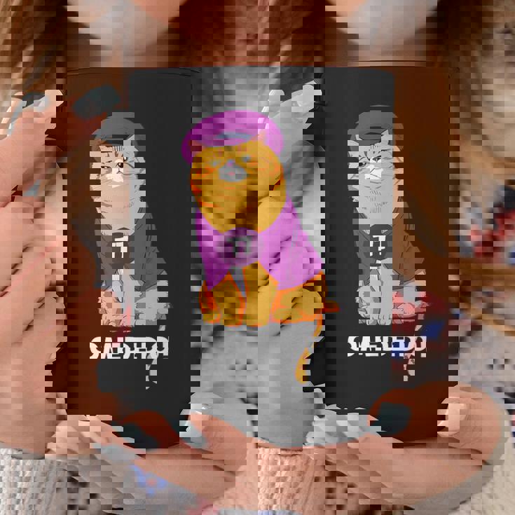 喜寿祝い 猫 ねこ ちゃんちゃんこ 男性 女性 猫好き 喜寿 お祝い 77歳 かわいい おもしろ オレンジ猫 コーヒーマグ 面白い贈り物