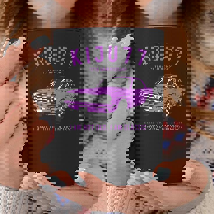 喜寿祝い 車好き 父 男性 おしゃれ クラシックカー 77歳 I'm Not Old I'm Classic コーヒーマグ 面白い贈り物