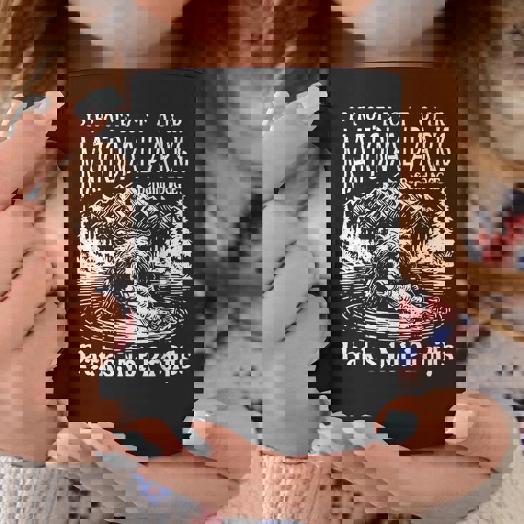 国立公園を守る ドージェ公園は利益ではない コーヒーマグ 面白い贈り物