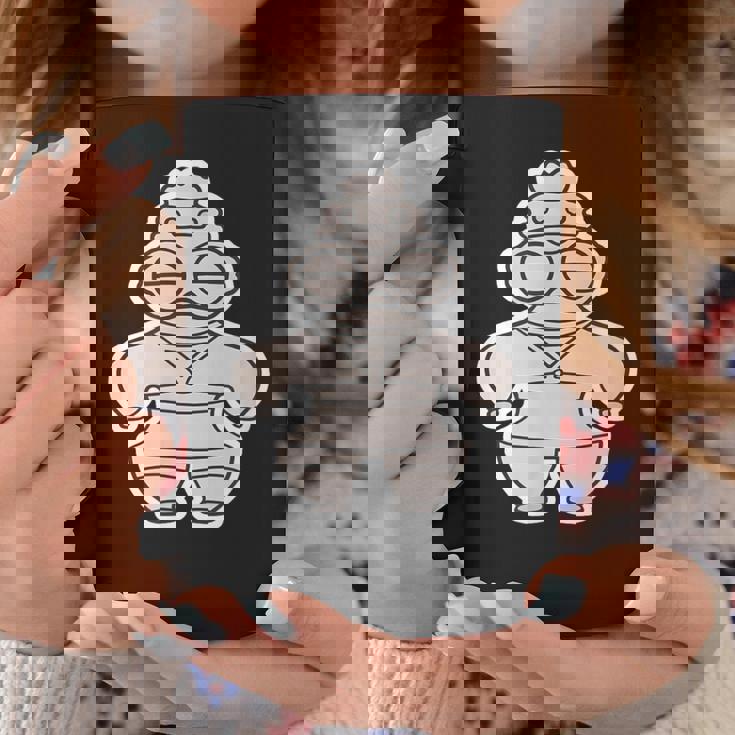 土偶 どぐう【ゆるフレンズ】遮光器土偶 歴史土器 イラスト コーヒーマグ 面白い贈り物