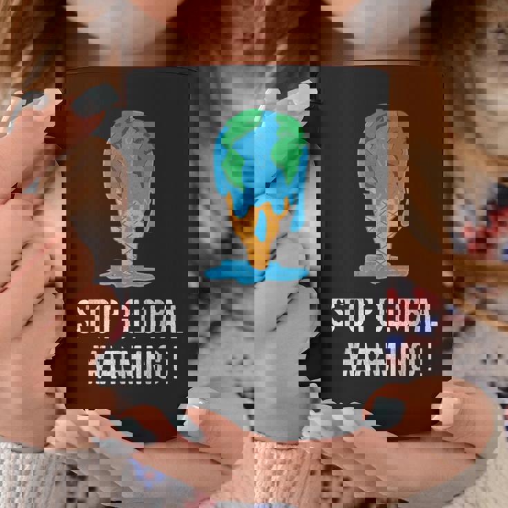 地球温暖化を止める アースデイ 地球 気候保護 地球温暖化 コーヒーマグ 面白い贈り物