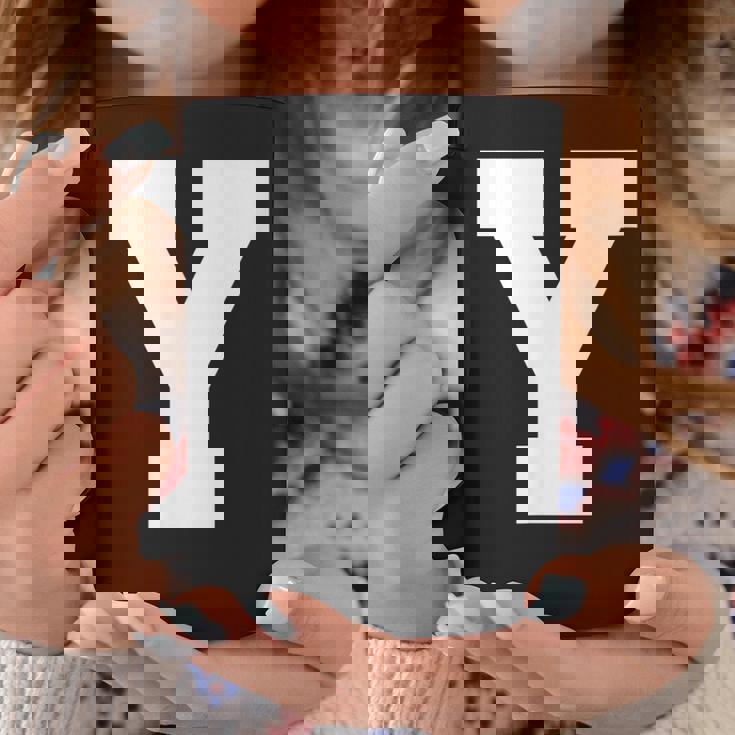 大文字 Y アルファベット モノグラム イニシャル コーヒーマグ 面白い贈り物