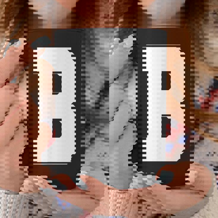 大文字b アルファベットモノグラム イニシャル コーヒーマグ 面白い贈り物