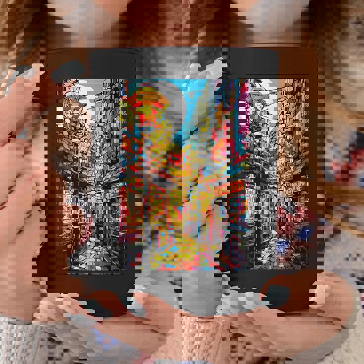 大阪シティポップ ステンドグラス 和美 コーヒーマグ 面白い贈り物